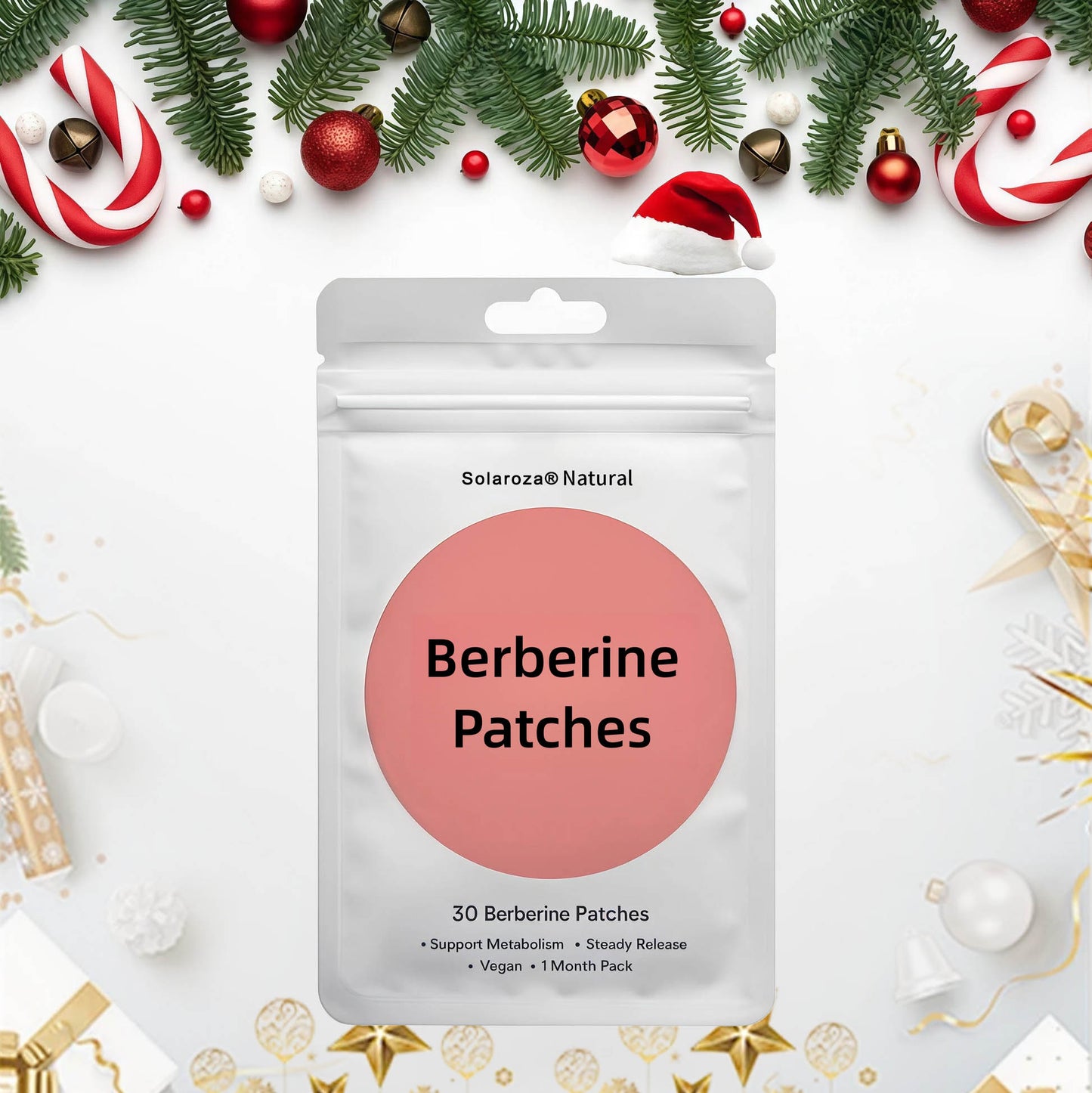 🍒 Berberine Slimming Patch: Control your appetite, boost your energy, and naturally reduce your stress